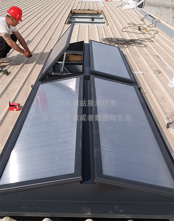 兰州王老吉生产车间榆阳排烟天窗